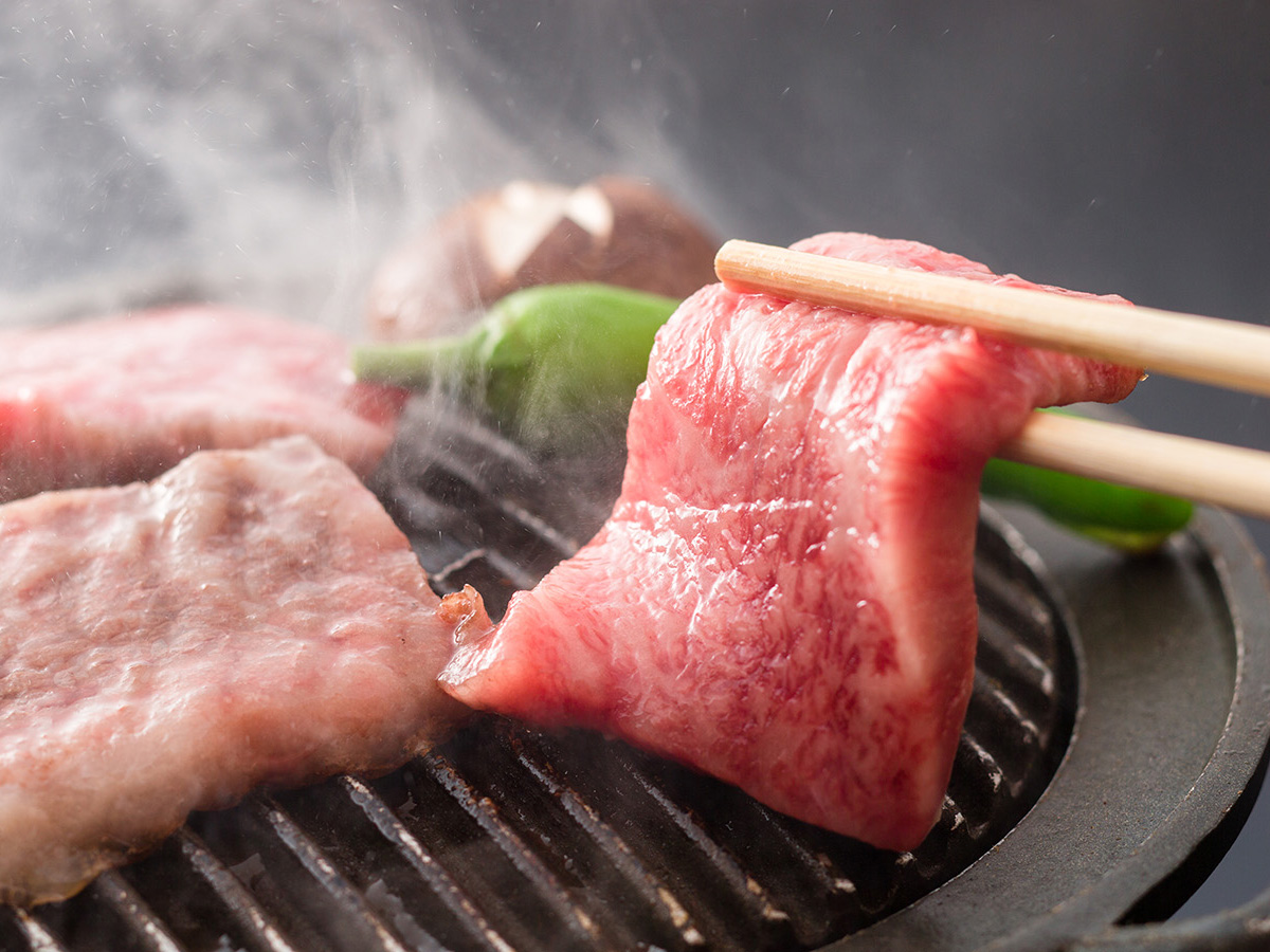 ハチ北温泉お宿ひさ家　但馬牛ミニステーキ肉